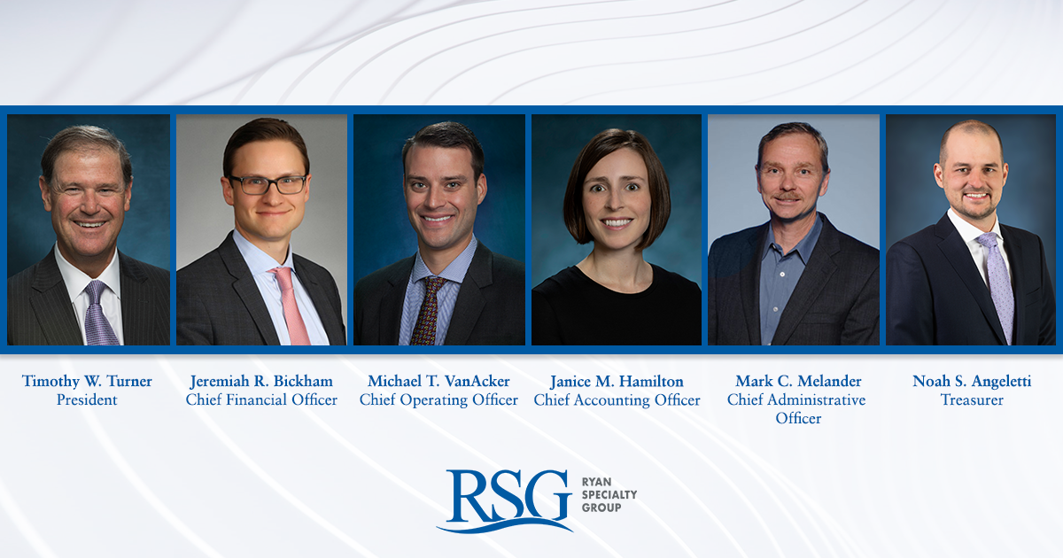 Ryan Specialty Group Announces Expanded Executive Leadership Team Rt Specialty 